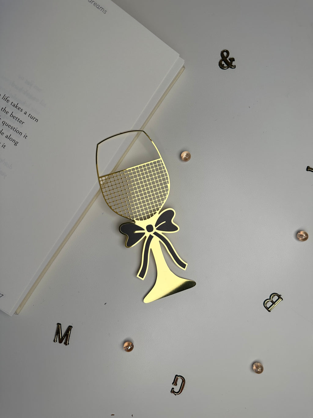 Bow Wine Bookmark