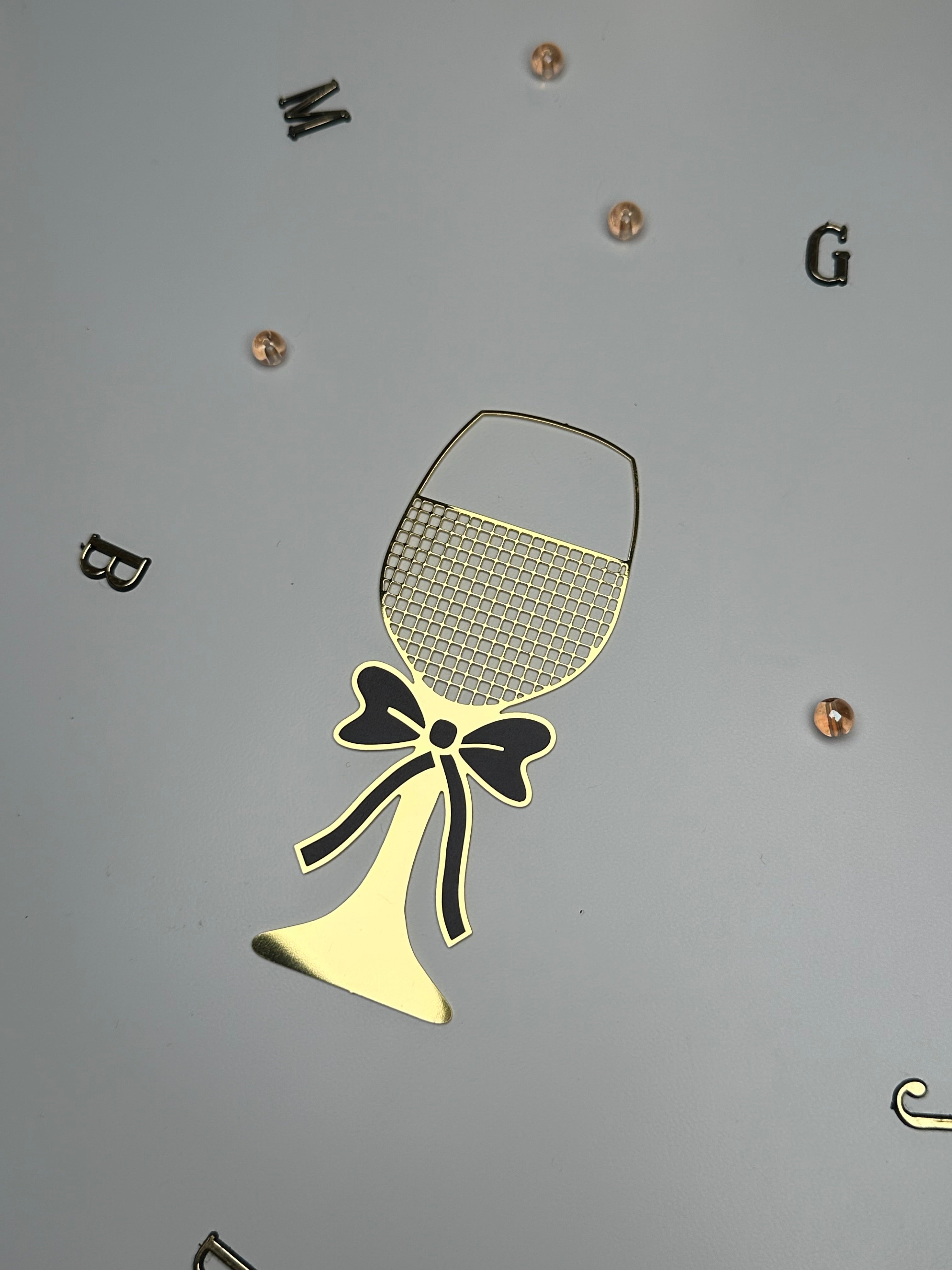 Bow Wine Bookmark
