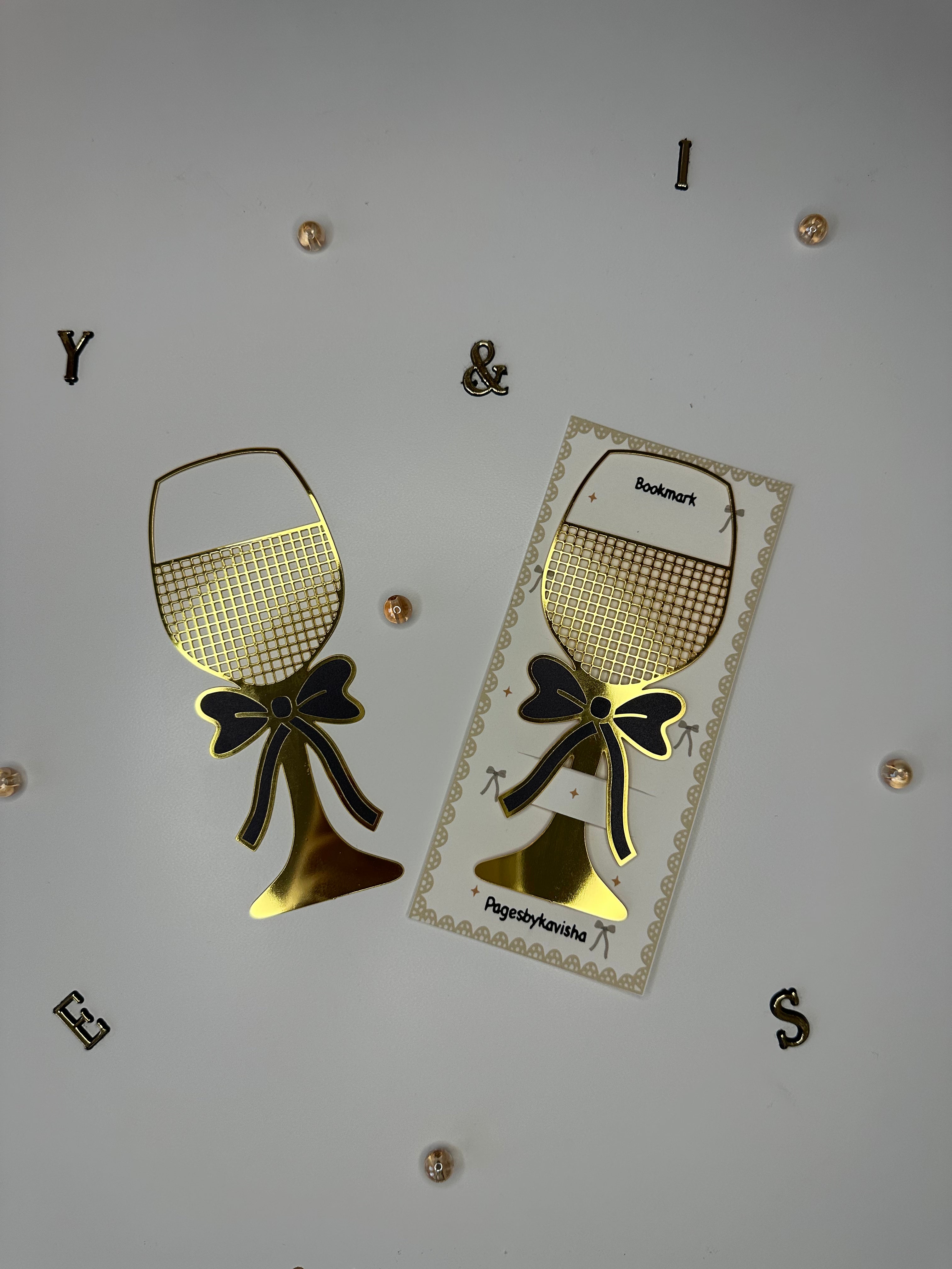 Bow Wine Bookmark